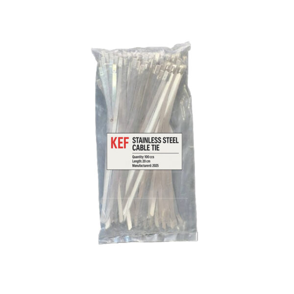 بست کمربندی استیل بدون روکش ۲۰ سانتیمتر