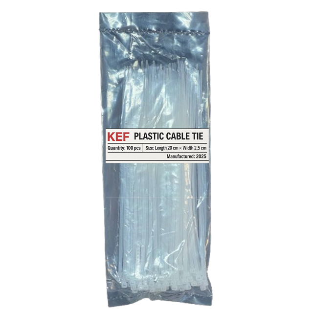 بست کمربندی پلاستیکی ۲۰ سانت عرض ۲٫۵ میلیمتر