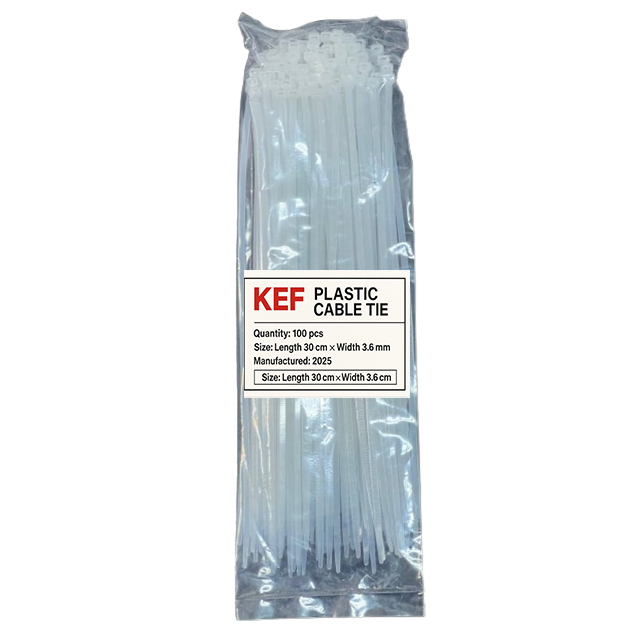 بست کمربندی پلاستیکی ۳۰ سانت عرض ۳.۶ میلیمتر